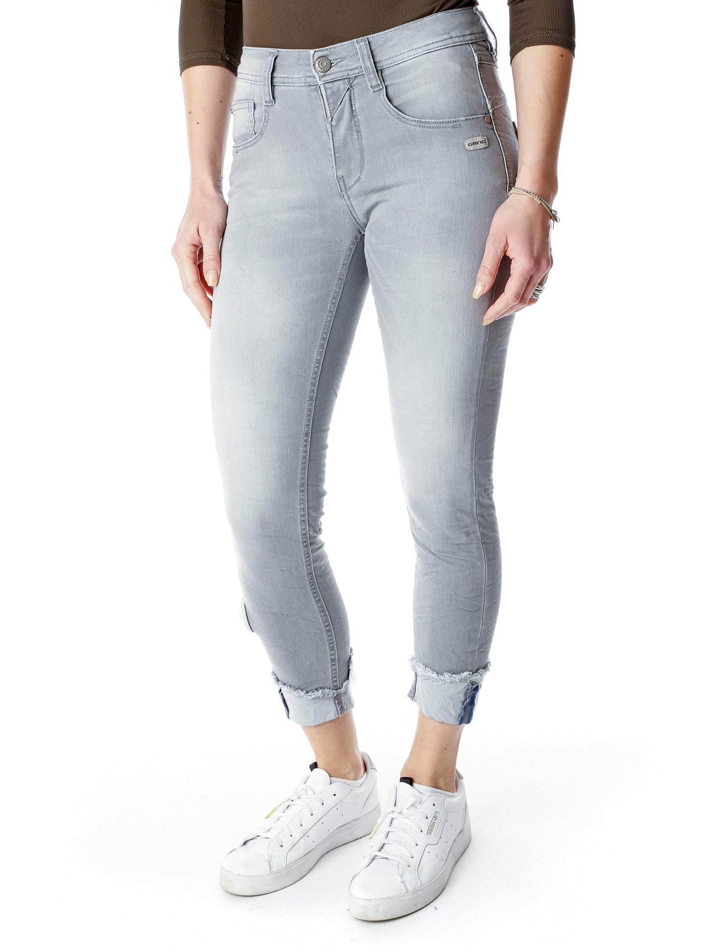 Gang Amelie Cropped Fit Waist Relaxed Jeans Low