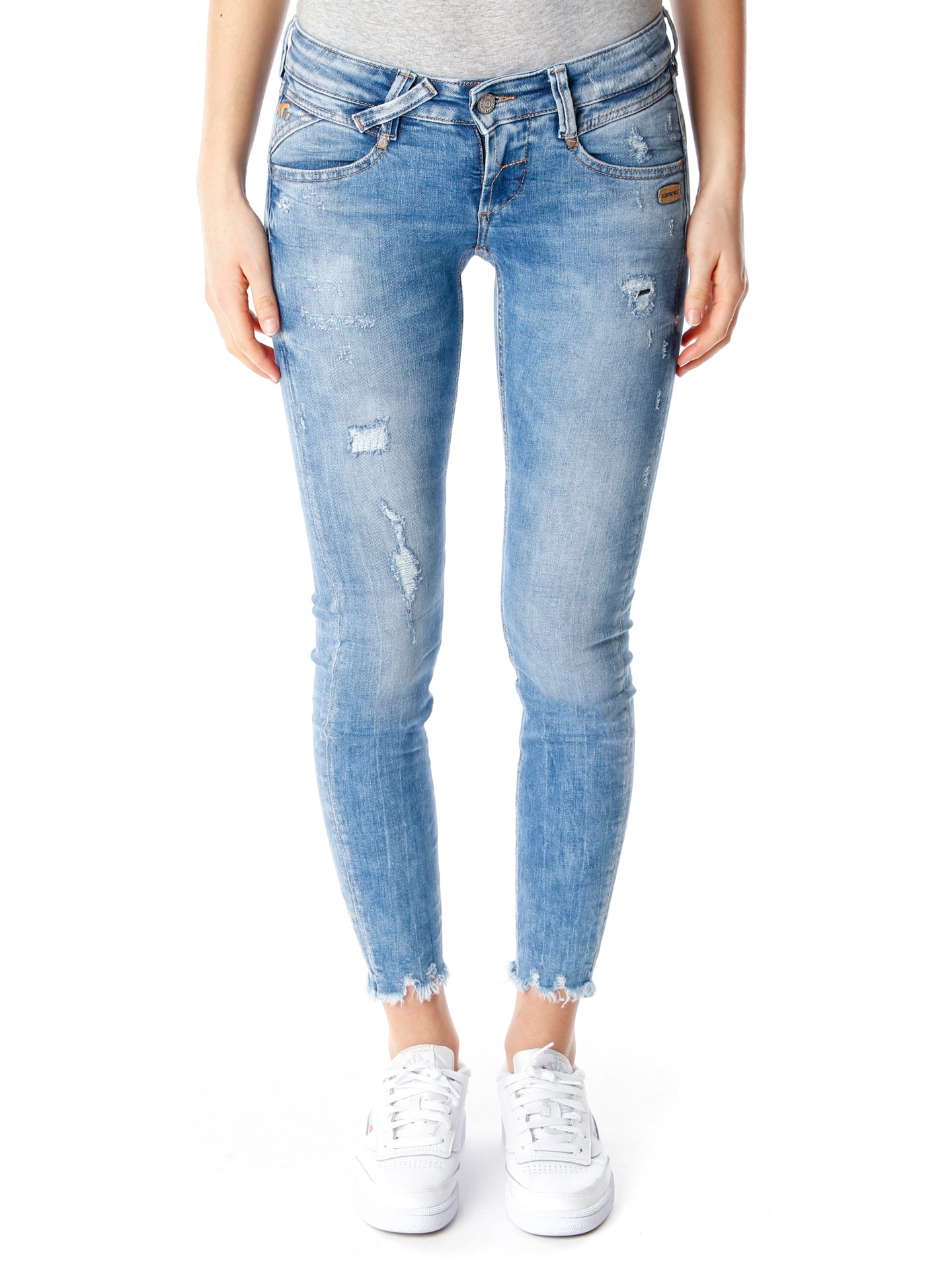 Skinny Gang Cropped Fit Low Nena Waist Jeans