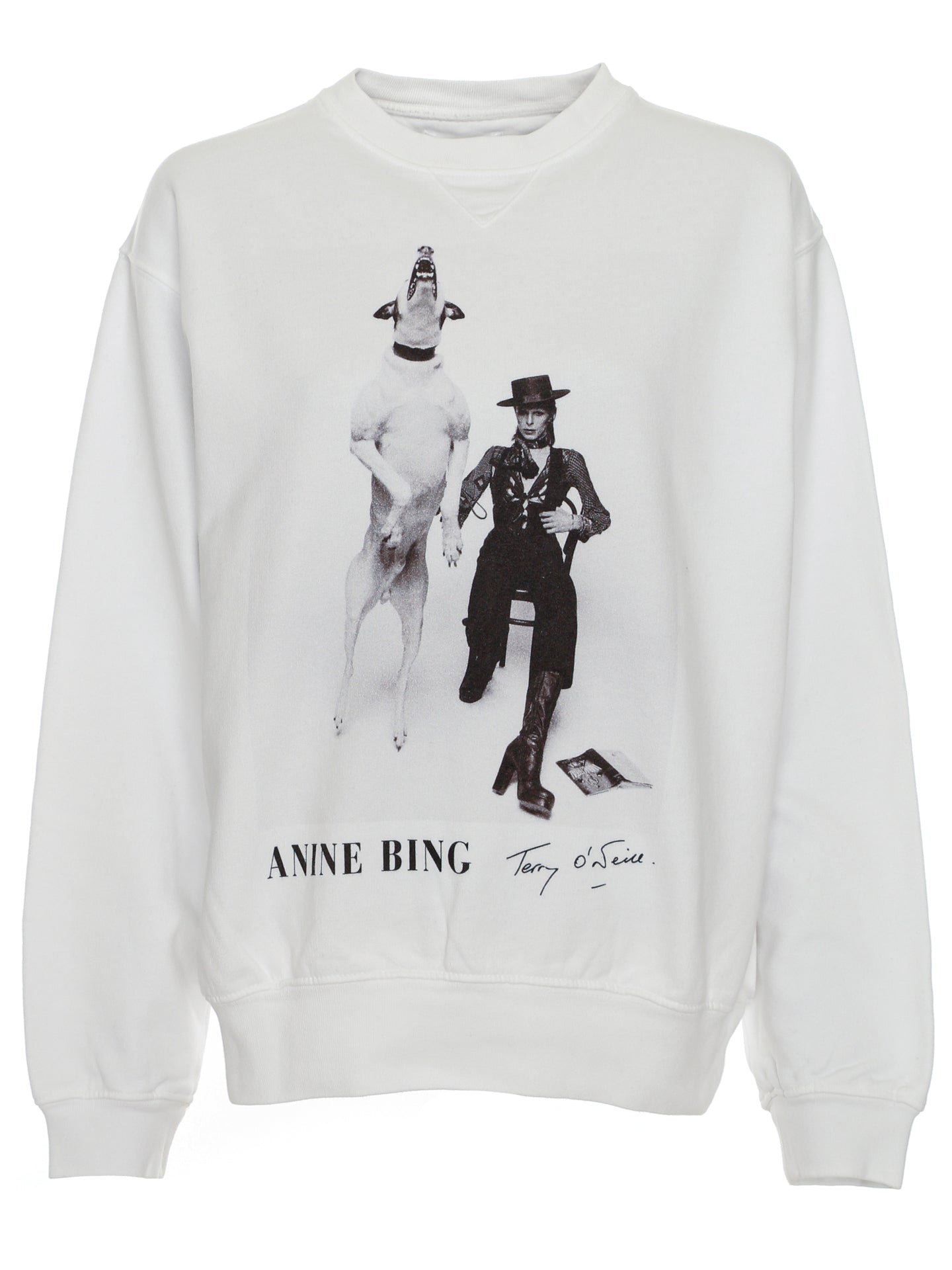 Anine Bing NWT sz S Ramona Sweatshirt top David Bowie