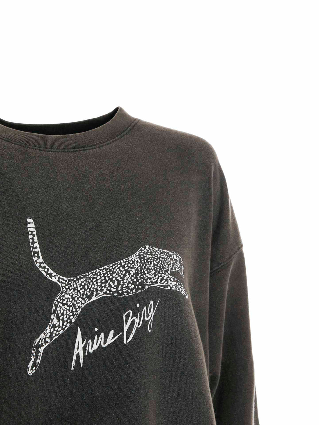 ANINE BING Sweatshirt Spencer Spottet Leopard