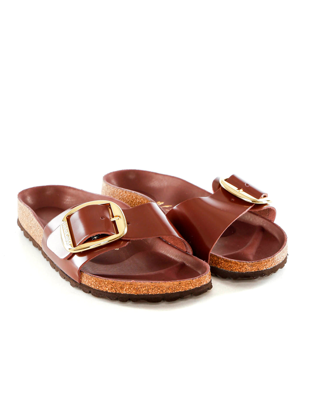 Birkenstock madrid big buckle brown on sale